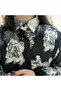Women's Floral Long sleeve Maxi Dress - 7