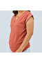 Women's Coral Orange Blouse - 3