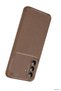 Zngzrmll Galaxy A27 5g Auto Focus Carbon Cover (164133) - Brown - 3