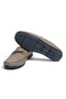 Smoked Color Laceless Genuine Leather Men's Shoes - 3