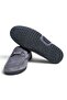 Gray Coco Suede Gray Color Laceless Genuine Leather Men's Shoes - 3