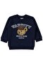Teddy Bear Printed 6-18 Months Set - Navy Blue - 3