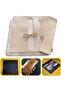 DIY Üsküdar Leather Wallet Making Set, DIY Handmade Men's Wallet Card Holder Kit with 12 Card Slots and Phone Case