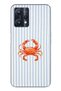 Realme 9 Pro Compatible Crab Patterned Transparent Phone Case