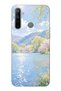 Realme 5I / 6I / C3 Compatible Monet Style Lake Landscape Pattern Transparent Phone Case