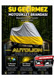Yuki Solid Compatible (Grey-Yellow) Motorcycle Cover, Waterproof Uv-Resistant Motor Cover with Connection Clips and Carrying Bag.