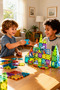 Wild Animals Themed Magnetic Building Blocks Educational Magnetic Building Toy 5.5 cm - 6