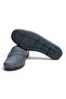 Gray Floter Gray Color Laceless Genuine Leather Men's Shoes - 3