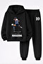 Diego Armando Maradona Printed 3-Yarn Quality Sweatshirt and Trackpants Kids' Top-Bottom Set