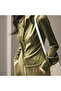 Women's Green Long Sleeve Shirt - 4