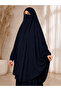 Afghan Takar Sharif Medina Silk Double Hijab Set with Veil and Without Veil - 3