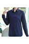 Women's Dark Blue Polka dot Shirt - 2