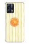 Realme 9 Pro Compatible Orange Slice Patterned Transparent Phone Case