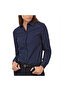 Women's Dark Blue Polka dot Shirt