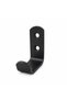 (5 Pieces) Coat Rack Black Hanger Cloakroom Wall Wardrobe Clothes Hanger Black Metal Furniture Door Hanger a - 2