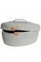 Jute Oval Covered Basket |   Hand Woven Wicker Multi-Purpose Basket |   Bathroom & Kitchen Organizer (5 Colors)