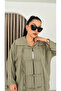 Khaki Stone Thin Jacket - 9789