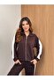 Women's White Piping Zippered Tracksuit Set - 7