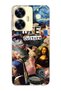 Realme C55 Compatible Art Collage Pattern Transparent Phone Case