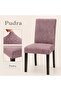 High Quality Jacquard Chair Cover Elastic Washable Non Slip Kitchen Diner Chair Cover Chair Cover Single Piece