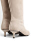 Women's Low Heel Pointed Toe Flat Boots - 5
