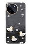Realme 11 4g Compatible Ducklings Patterned Transparent Phone Case