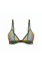 Women's Dowry Box, Gift Box, Transparent Tulle, Ruffled, Without Underwire, Without Support, Pack of 5, 5 Colors, Blue - 5