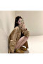 Women's Khaki Long Sleeve Shirt - 7