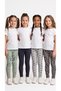 Girls' Leggings Set - 4-Piece Set Patterned Cotton Stretchy Comfortable Fit School and Casual Leggings Pack (Ages 2-13)