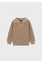 Boy's Zip-Up Sweatshirt Cacao 4307