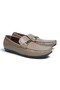 Smoked Color Laceless Genuine Leather Men's Shoes
