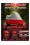 Doohan Jdf 125Zd Compatible (Grey-Red) Motorcycle Cover, Waterproof Uv-Resistant Motor Cover with Connection Clips and Carrying Bag.
