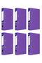 4 Narrow Plastic Folders A4 Folders - 3