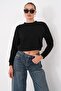 Women's Fashion Crew Neck Short Sweatshirt 265138 - 4