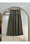 Nazsu Shirt and Tie Skirt Set-Ek1034 Khaki - 7
