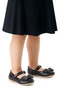 Babe Skin Velcro Bow Girls' Ballerina Shoes - 3