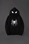 Lover Couple Combination Spiderman Chest and Hood Printed Design Hooded Sweatshirt Set of 2 - 2
