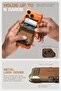 محفظة من سوبكيس مصنوعة من البوليكربونات للرجال، بتصميم كربوني باللون الكاربون، مع حجب RFID و تثبيت م - 4