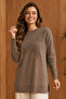 Patterned Mercerized Tunic N3385 Mink - 2