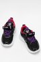 Children's Velcro Smart Lacing Sports Shoes Black - Fuchia - 5