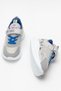 Children's Velcro Smart Lacing Sports Shoes Gray - Blue - 5