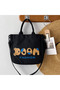 Women's Black Teddy Bear Crossbody Shoulder Bag - 8