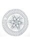 Lace Placemat Set of 4 – Stylish Decorative American Style, Round Lace Table and Tableware Placemat - 4