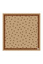 Patterned Twill Scarf Polka Dot Bronze - 6