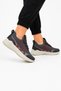 Knitwear Poly Sole Smart Lace-Up Children's Sports Shoes Gray - Red - 3