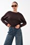 Women's Boat Neck Bat Sleeve Modal Sweatshirt 265139 - - 4