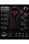 Boy's Winter Hooded Inflatable Coat with Pockets, Fully Filled Inside and Out - 4