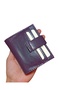 Women's Purple Slim Small Model Wallet with 10 Card Holders 1 - 2