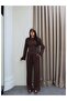 Padded Waist Tie-Up Tracksuit Set - 6