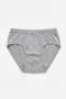 10-Pack Gray 100% Cotton Men's Slip Underpants - with Sleep Band Gift - Breathable Comfortable Cut Underwear Set - 6